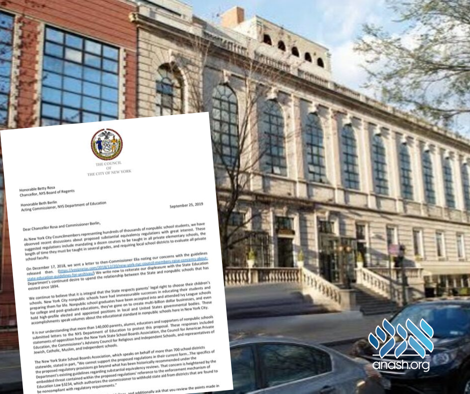 NY City Council Opposes Proposed School Regulations