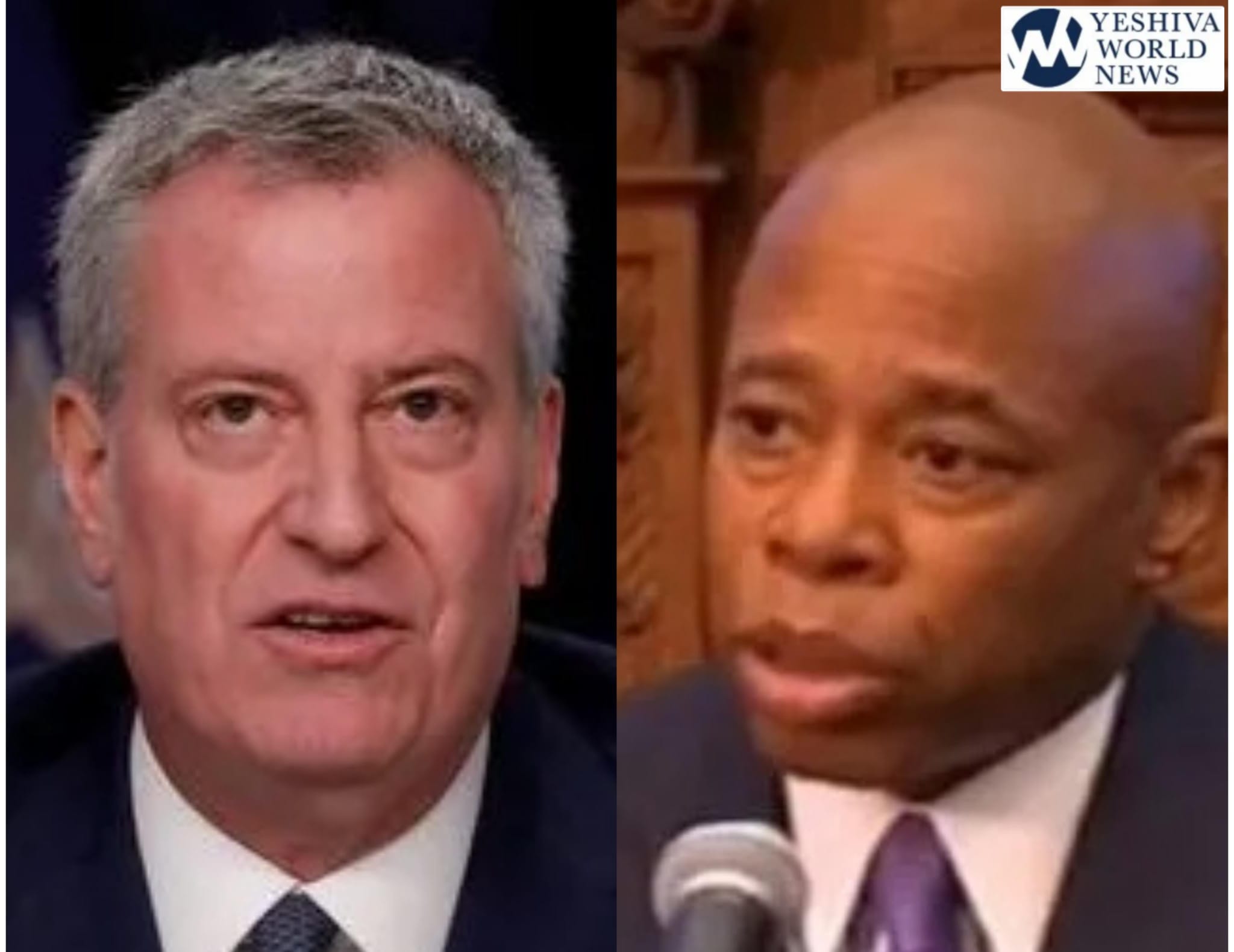 A TALE OF TWO MAYORS: Bill de Blasio vs. Eric Adams on Yeshiva Education